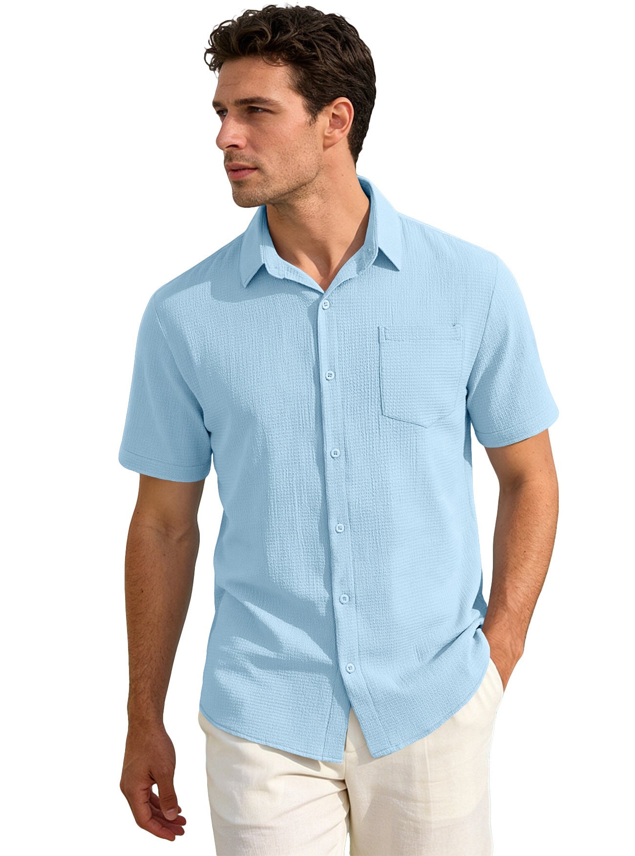 Business-casual Plus-size Mens Shirts