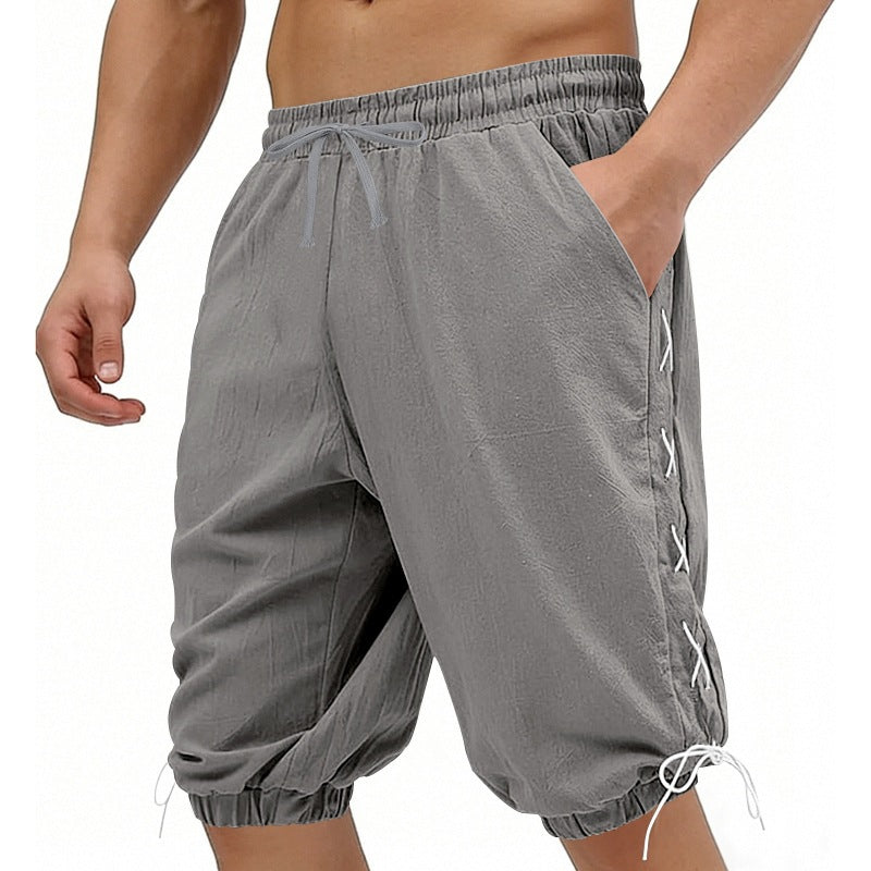 High-Street Hip-Hop Loose Casual Drawstring Shorts