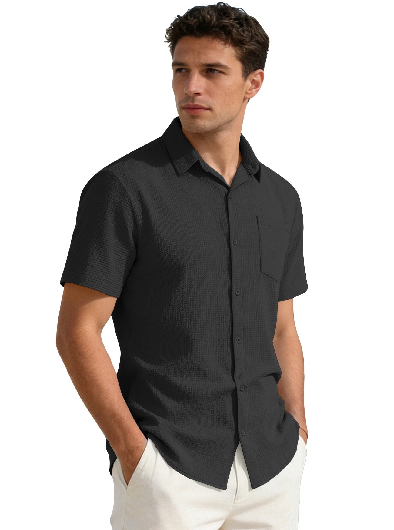 Business-casual Plus-size Mens Shirts