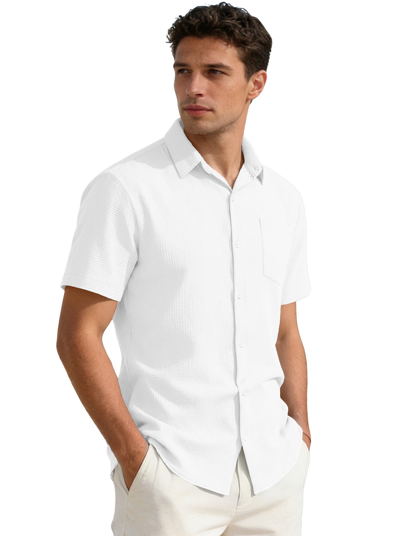 Business-casual Plus-size Mens Shirts