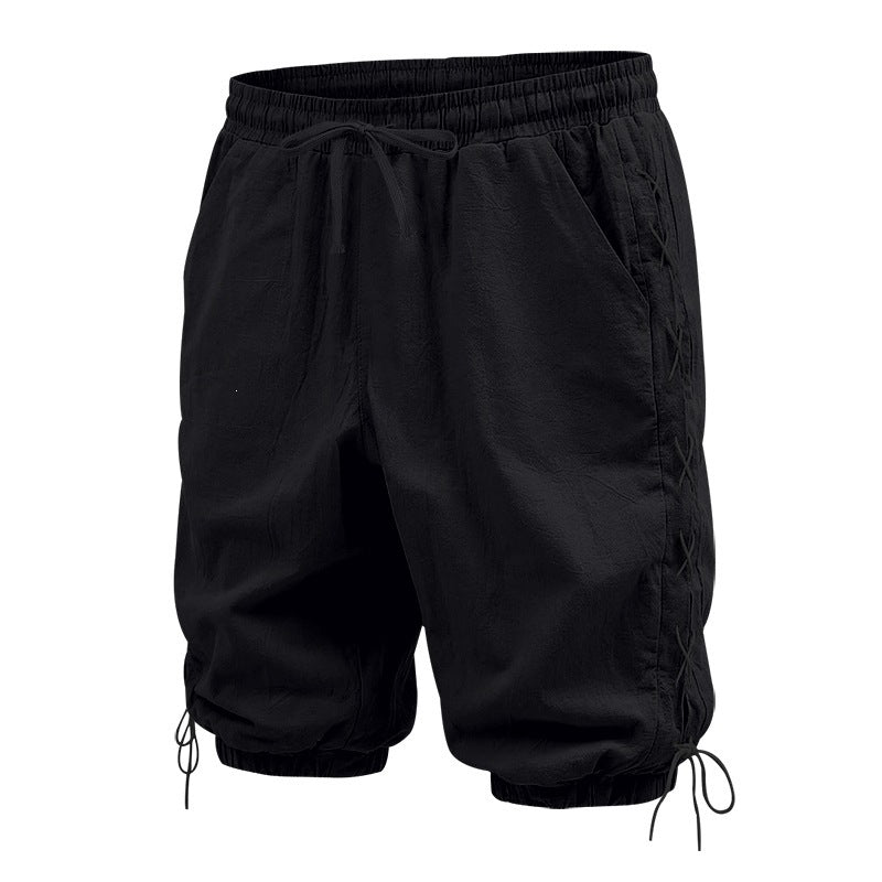 High-Street Hip-Hop Loose Casual Drawstring Shorts