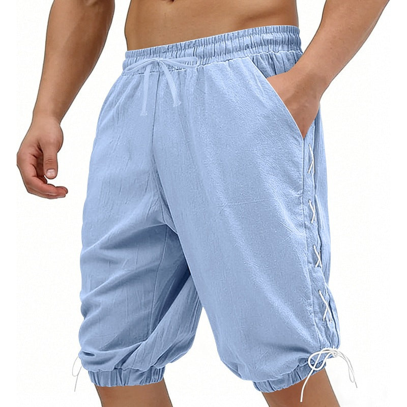 High-Street Hip-Hop Loose Casual Drawstring Shorts