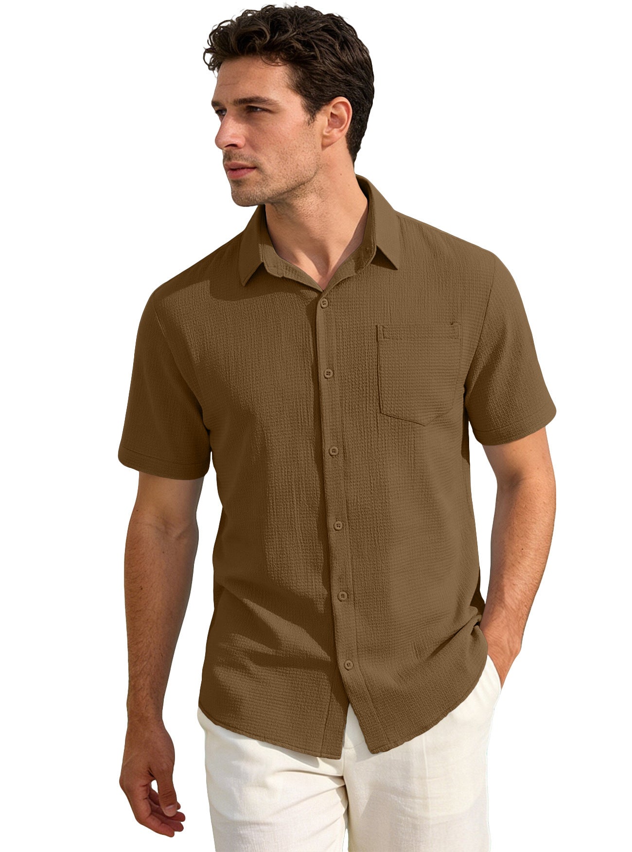 Business-casual Plus-size Mens Shirts