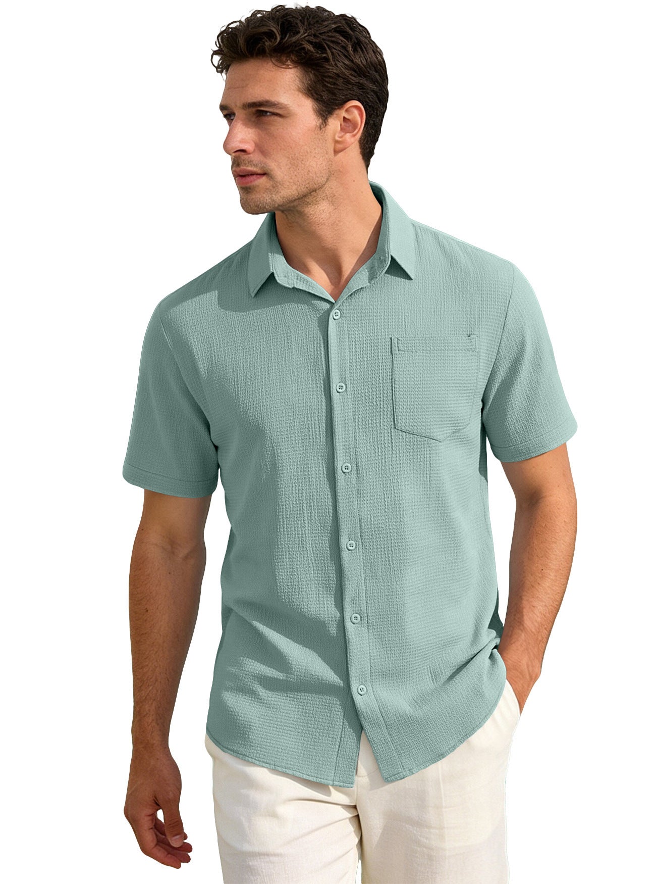 Business-casual Plus-size Mens Shirts