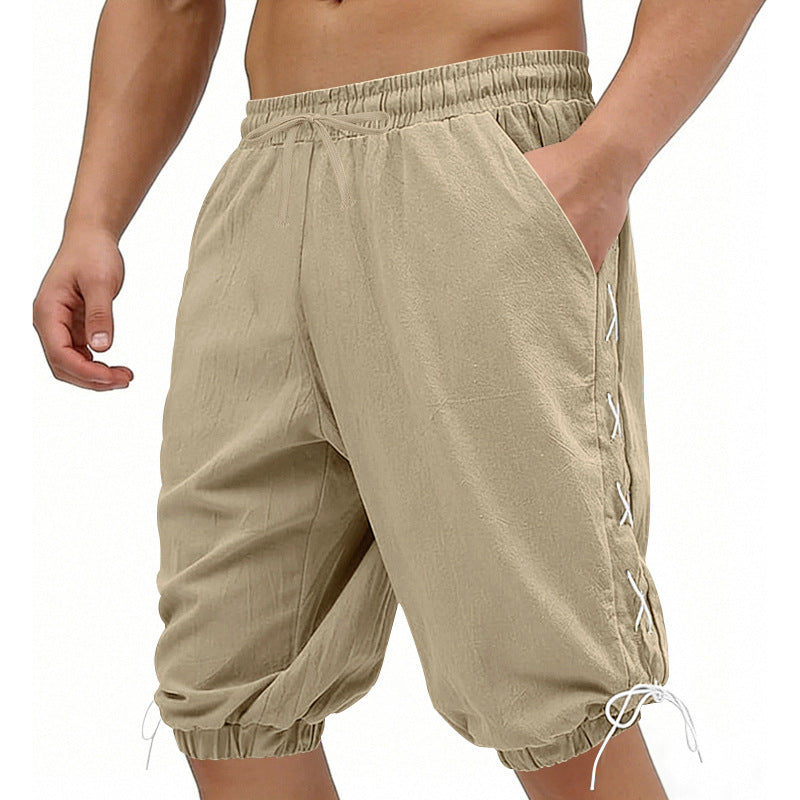 High-Street Hip-Hop Loose Casual Drawstring Shorts